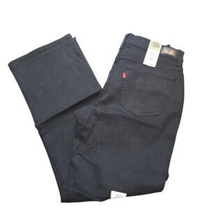 NWT Levi's Perfectly Slimming 512 Boot Cut black jeans in women's size 10 Short